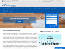 Tablet Screenshot of mutualfundwala.com